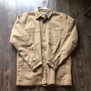 Carhartt Fleece Lined Jacket Size Medium MENS